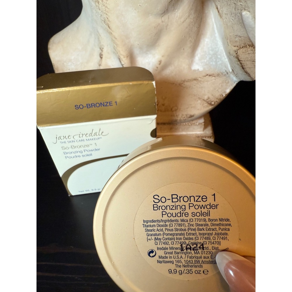 Jane Iredale So-Bronze 1 Bronzing Powder 0.35oz Terra Cotta Mineral Makeup New - Picture 2 of 2